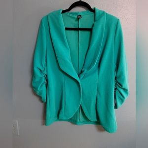 SHEIN green/blue woman's blazer